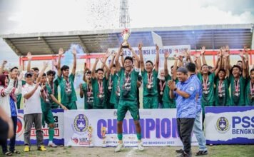 Tri Brata Rafflesia Polda Bengkulu Juara Liga 3 Provinsi Bengkulu