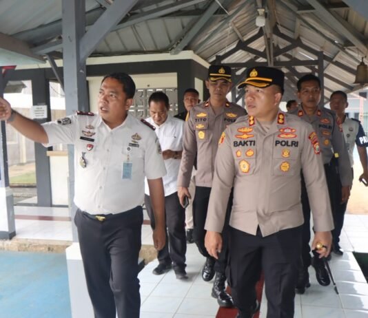 KAPOLRES BENGKULU UTARA JALIN SILATURAHMI DENGAN LAPAS KELAS IIB ARGA MAKMUR