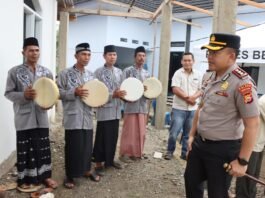 Harapkan Manfaat Nyata Untuk Masyarakat, Kapolres BU Peletakan Batu Pertama Pembangunan Sumur Bor Di Gunung Selan